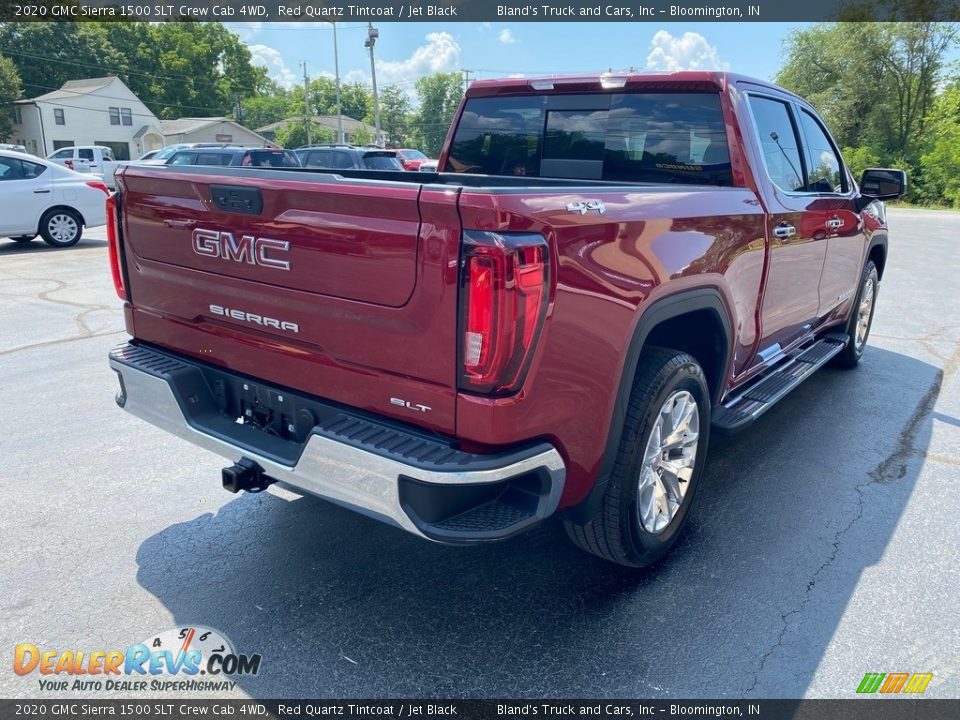 2020 GMC Sierra 1500 SLT Crew Cab 4WD Red Quartz Tintcoat / Jet Black Photo #4