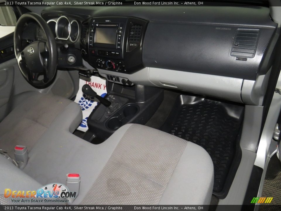 2013 Toyota Tacoma Regular Cab 4x4 Silver Streak Mica / Graphite Photo #19