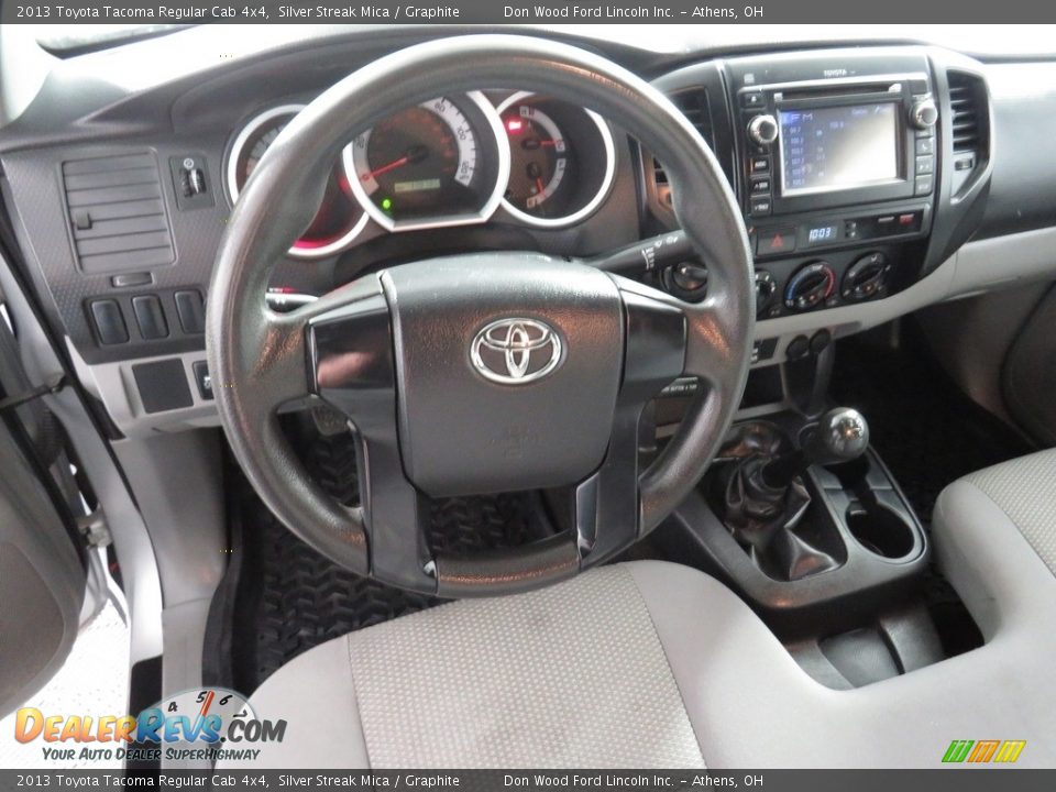 2013 Toyota Tacoma Regular Cab 4x4 Silver Streak Mica / Graphite Photo #22