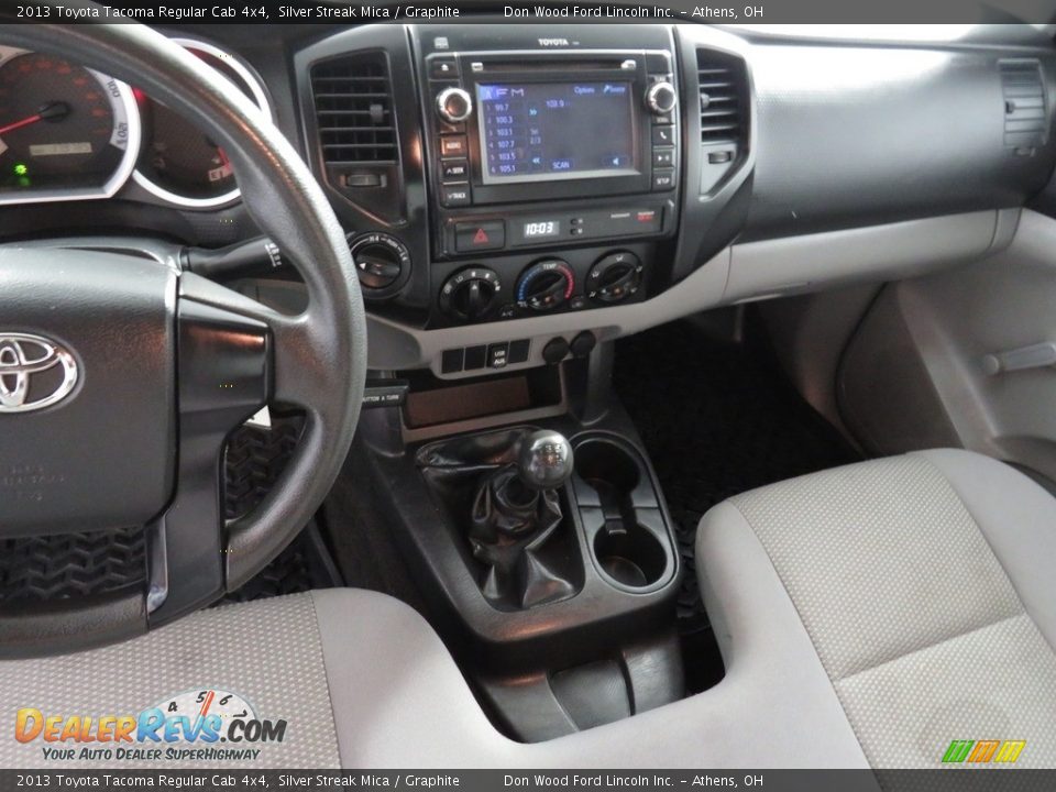 2013 Toyota Tacoma Regular Cab 4x4 Silver Streak Mica / Graphite Photo #23