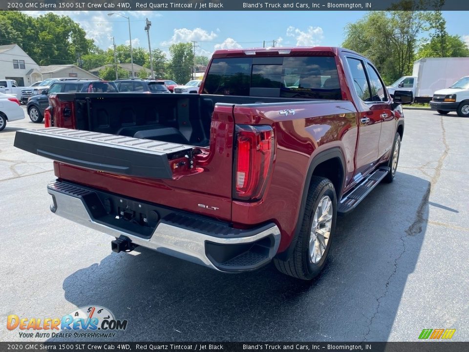 2020 GMC Sierra 1500 SLT Crew Cab 4WD Red Quartz Tintcoat / Jet Black Photo #9