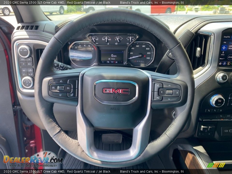 2020 GMC Sierra 1500 SLT Crew Cab 4WD Red Quartz Tintcoat / Jet Black Photo #13