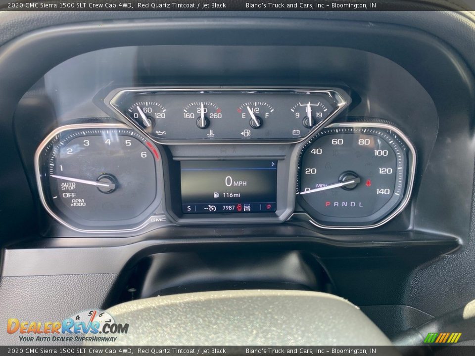 2020 GMC Sierra 1500 SLT Crew Cab 4WD Red Quartz Tintcoat / Jet Black Photo #14