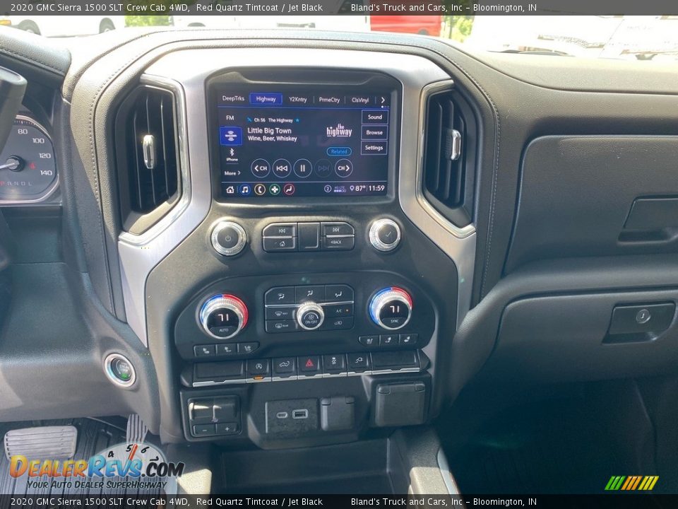2020 GMC Sierra 1500 SLT Crew Cab 4WD Red Quartz Tintcoat / Jet Black Photo #22