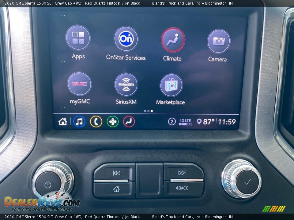 2020 GMC Sierra 1500 SLT Crew Cab 4WD Red Quartz Tintcoat / Jet Black Photo #26