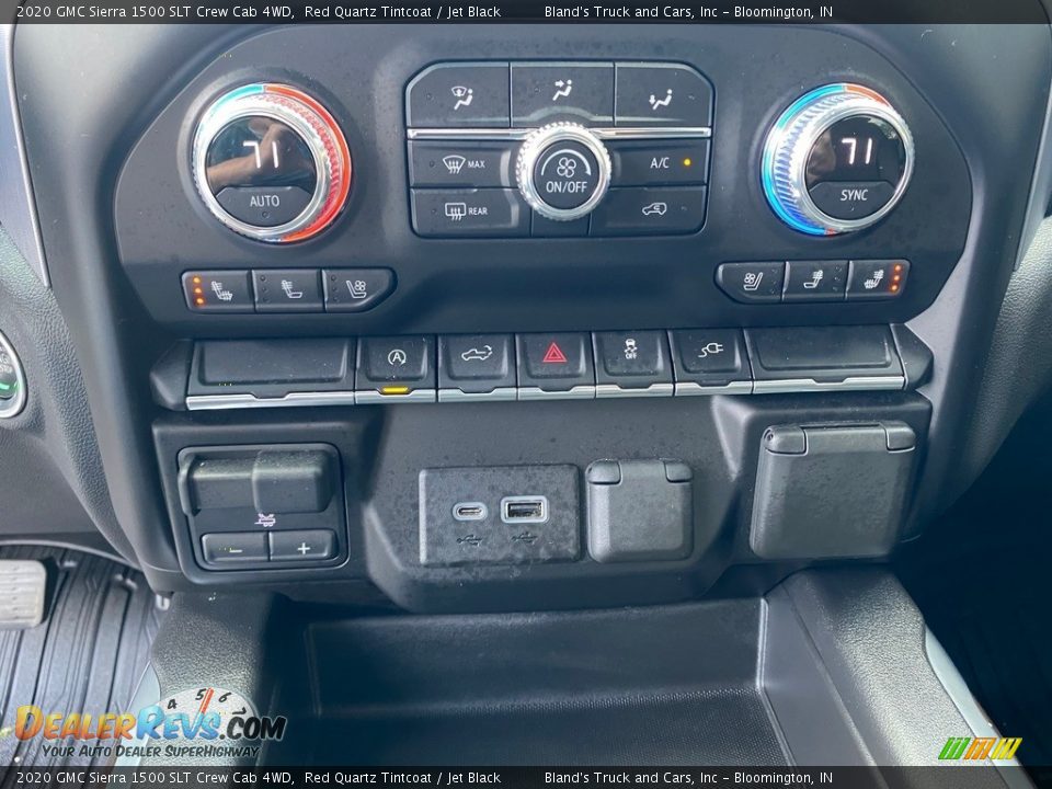 2020 GMC Sierra 1500 SLT Crew Cab 4WD Red Quartz Tintcoat / Jet Black Photo #29