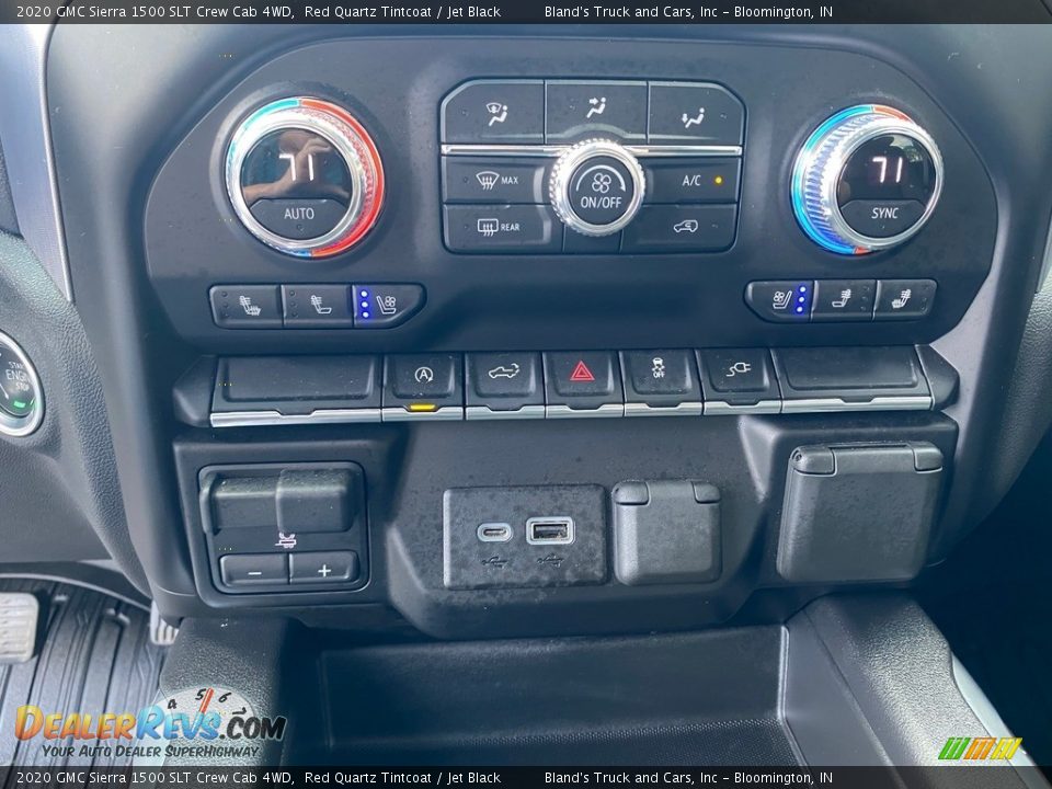 2020 GMC Sierra 1500 SLT Crew Cab 4WD Red Quartz Tintcoat / Jet Black Photo #30