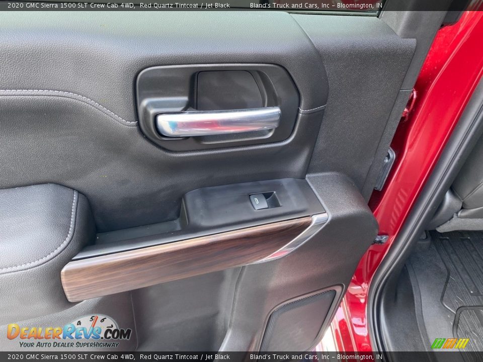 2020 GMC Sierra 1500 SLT Crew Cab 4WD Red Quartz Tintcoat / Jet Black Photo #35