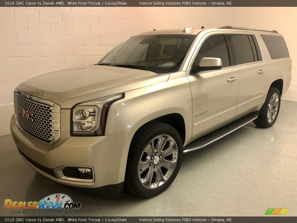 2016 GMC Yukon XL Denali 4WD White Frost Tricoat / Cocoa/Shale Photo #1