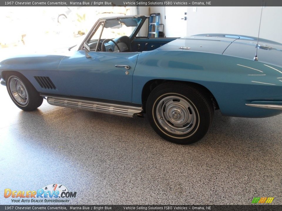 1967 Chevrolet Corvette Convertible Marina Blue / Bright Blue Photo #7
