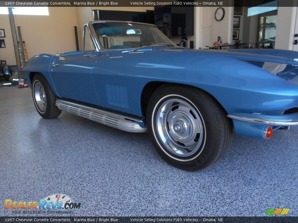 1967 Chevrolet Corvette Convertible Marina Blue / Bright Blue Photo #8