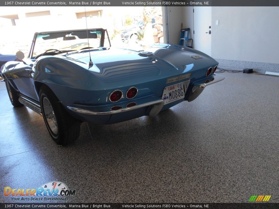 1967 Chevrolet Corvette Convertible Marina Blue / Bright Blue Photo #9