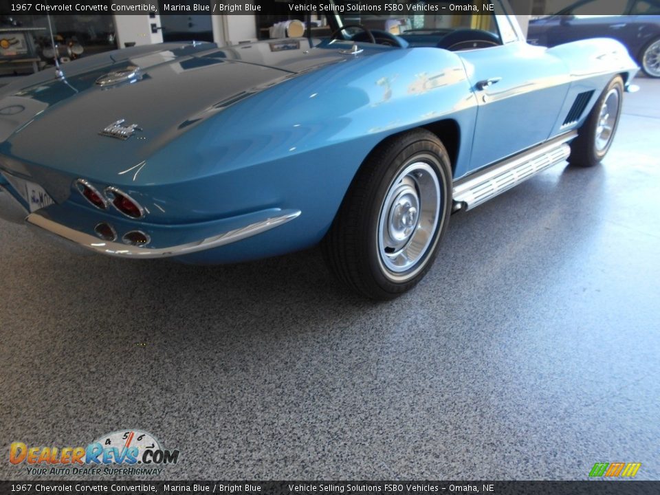 1967 Chevrolet Corvette Convertible Marina Blue / Bright Blue Photo #10
