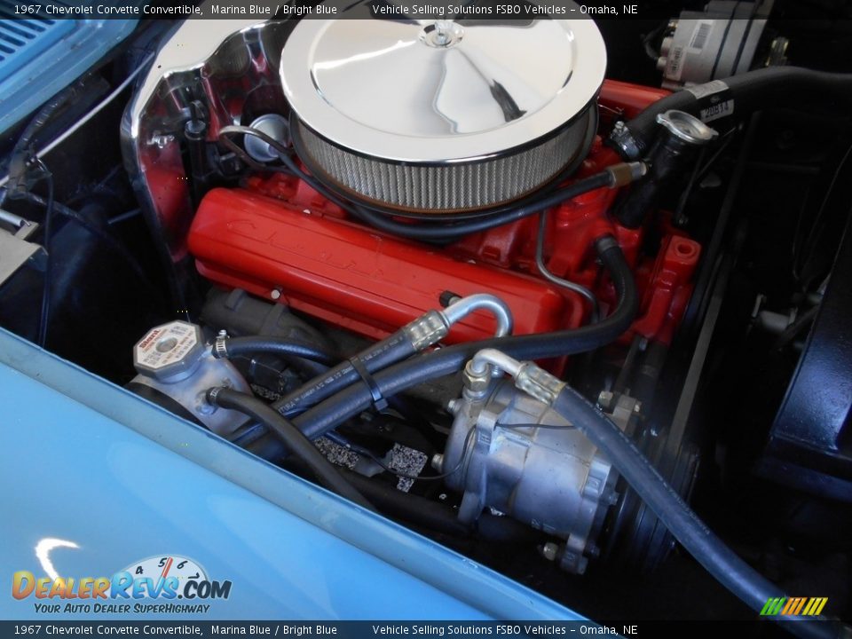 1967 Chevrolet Corvette Convertible Marina Blue / Bright Blue Photo #12