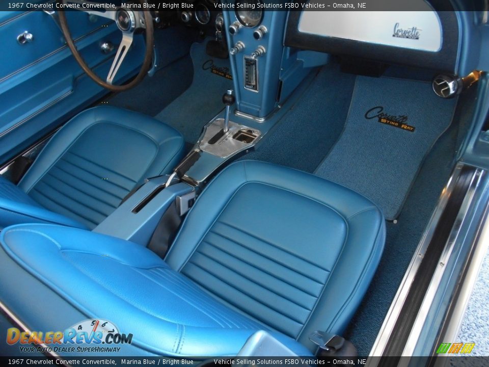 1967 Chevrolet Corvette Convertible Marina Blue / Bright Blue Photo #13