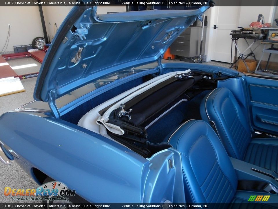 1967 Chevrolet Corvette Convertible Marina Blue / Bright Blue Photo #14