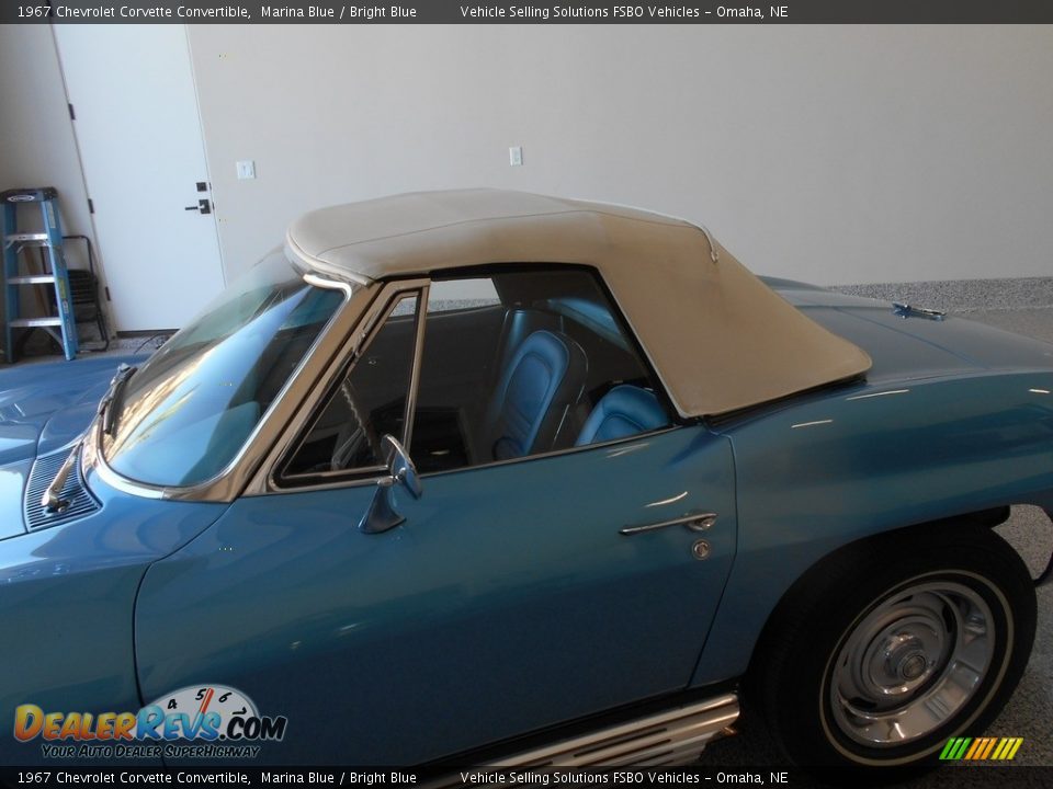 1967 Chevrolet Corvette Convertible Marina Blue / Bright Blue Photo #16