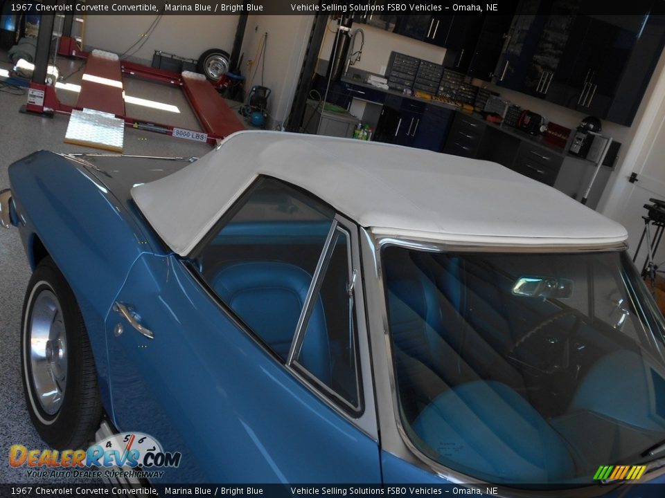1967 Chevrolet Corvette Convertible Marina Blue / Bright Blue Photo #17
