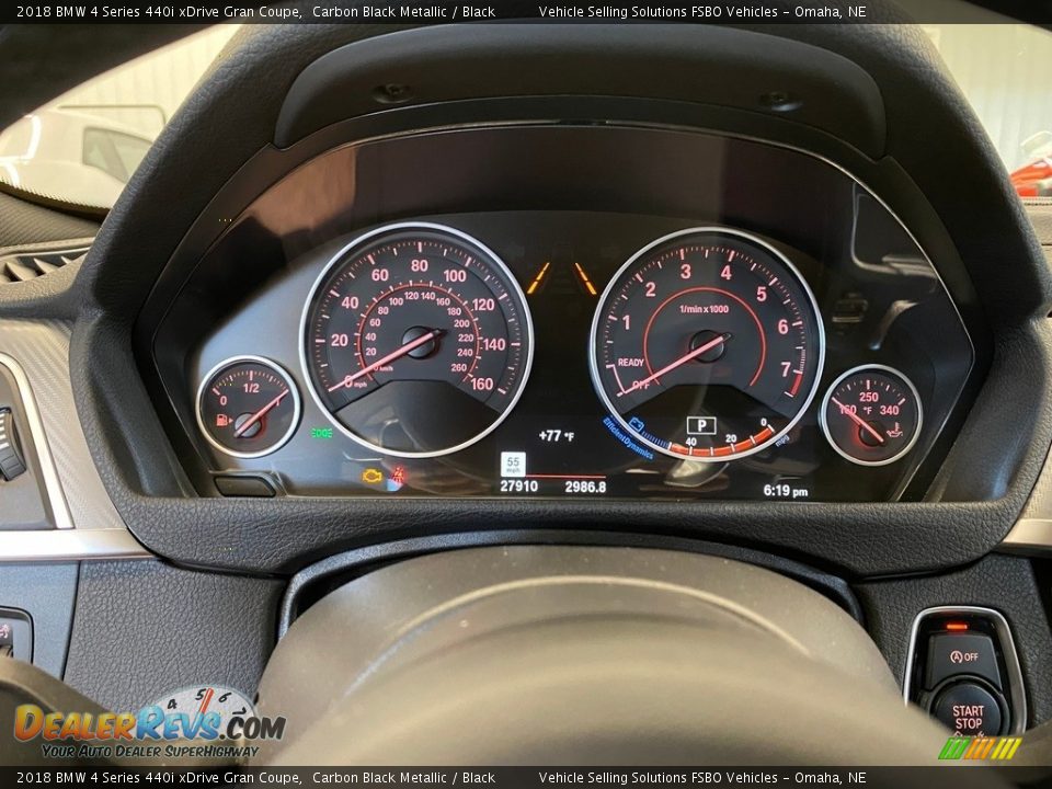 2018 BMW 4 Series 440i xDrive Gran Coupe Gauges Photo #3