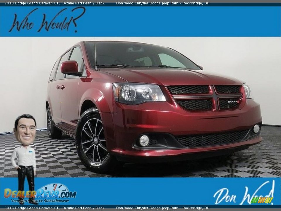 2018 Dodge Grand Caravan GT Octane Red Pearl / Black Photo #1