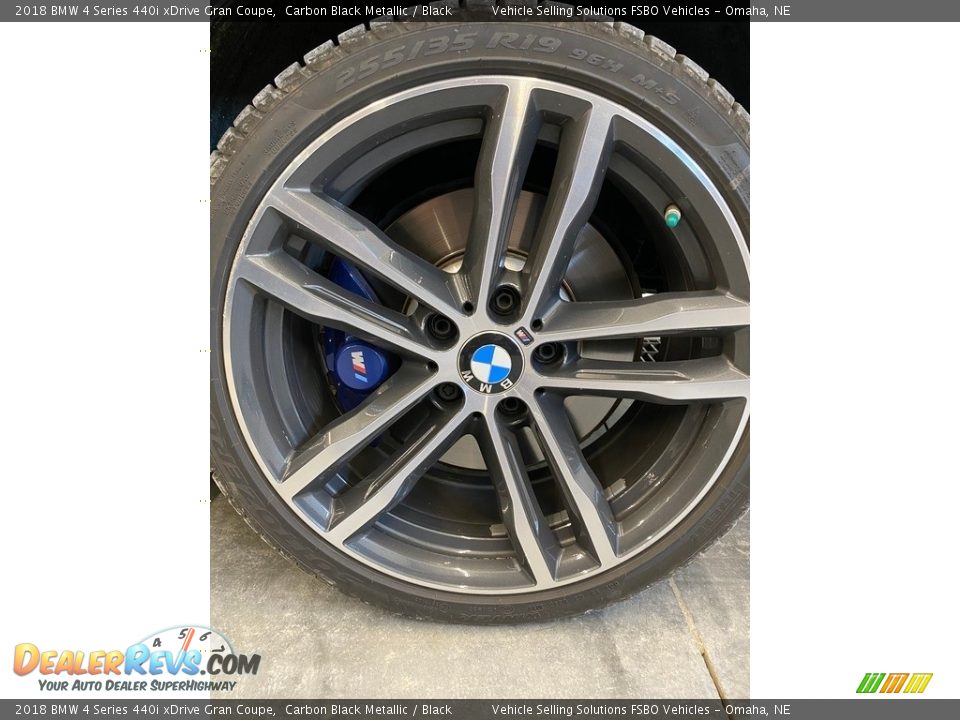 2018 BMW 4 Series 440i xDrive Gran Coupe Carbon Black Metallic / Black Photo #11