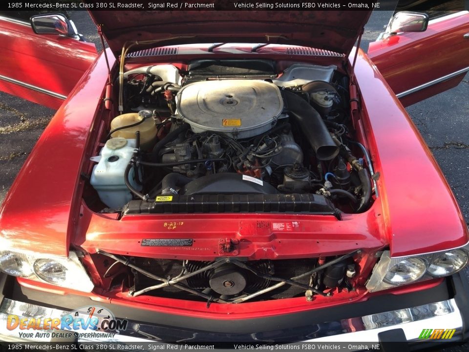 1985 Mercedes-Benz SL Class 380 SL Roadster 3.8 Liter SOHC 16-Valve V8 Engine Photo #3