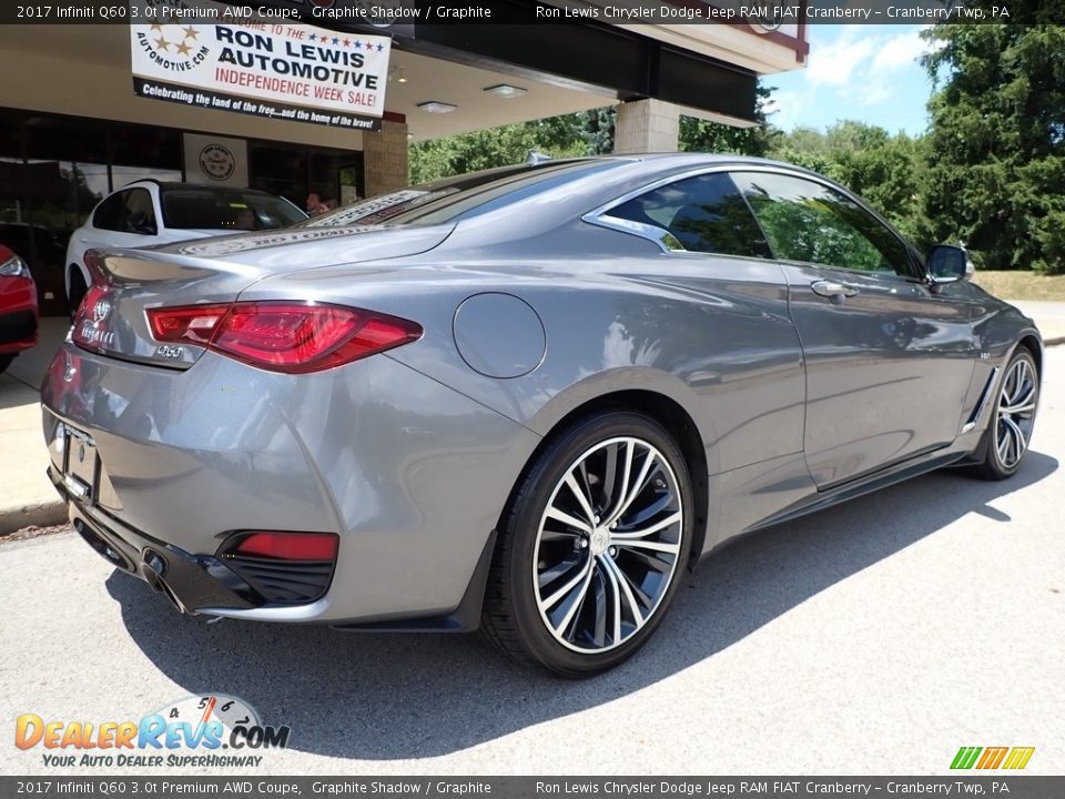 2017 Infiniti Q60 3.0t Premium AWD Coupe Graphite Shadow / Graphite Photo #2