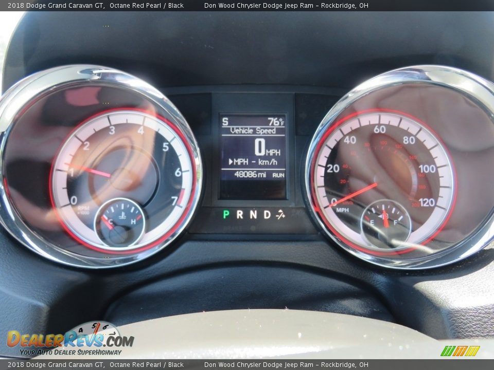 2018 Dodge Grand Caravan GT Gauges Photo #23