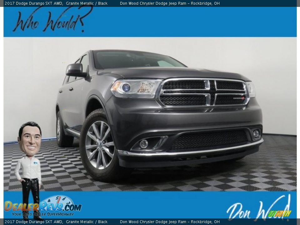 2017 Dodge Durango SXT AWD Granite Metallic / Black Photo #1