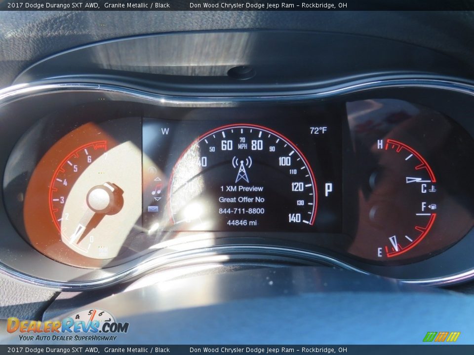 2017 Dodge Durango SXT AWD Granite Metallic / Black Photo #21