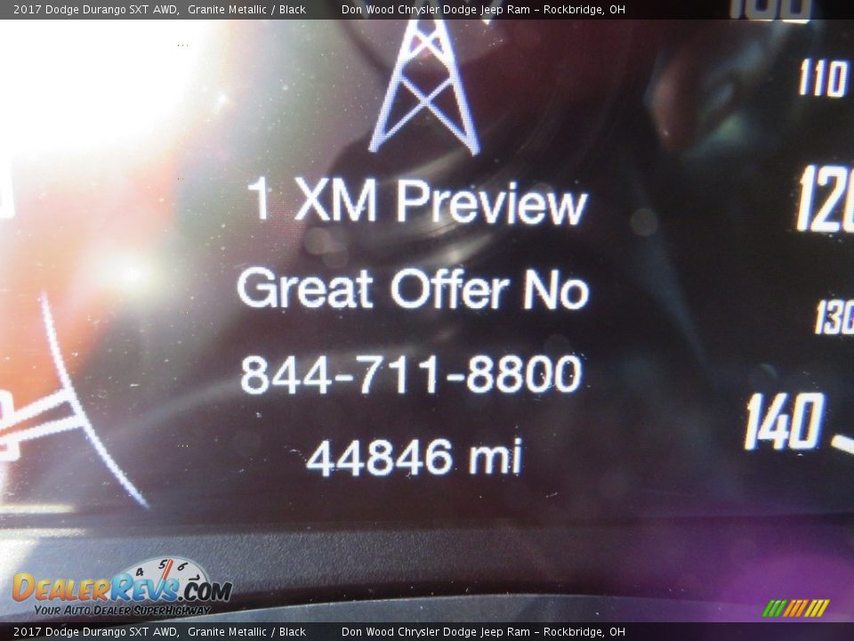 2017 Dodge Durango SXT AWD Granite Metallic / Black Photo #22