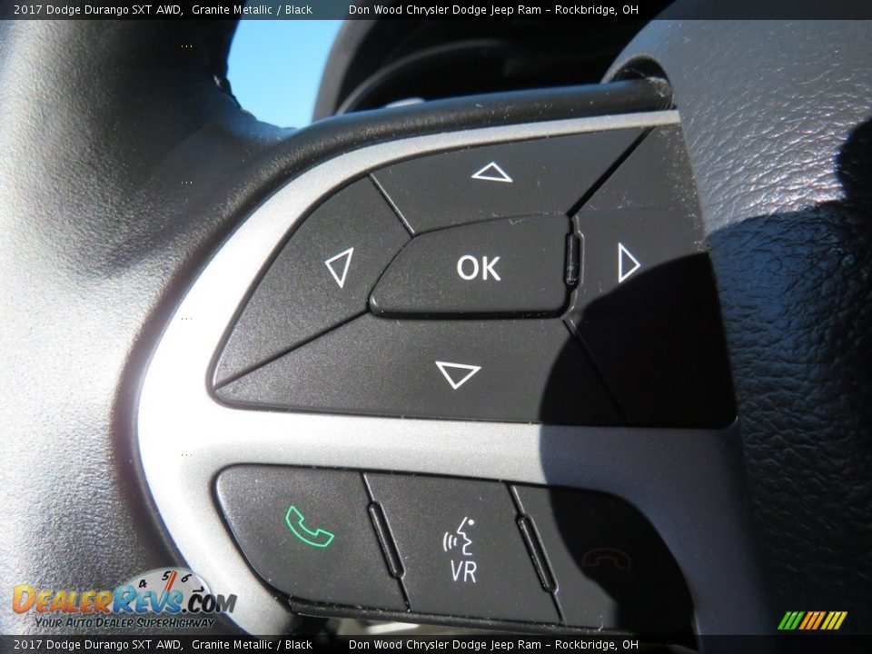 2017 Dodge Durango SXT AWD Granite Metallic / Black Photo #24