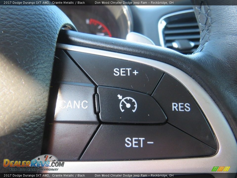 2017 Dodge Durango SXT AWD Granite Metallic / Black Photo #25