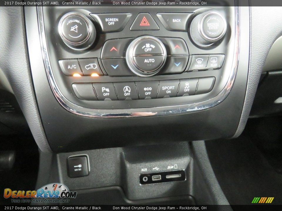 2017 Dodge Durango SXT AWD Granite Metallic / Black Photo #26