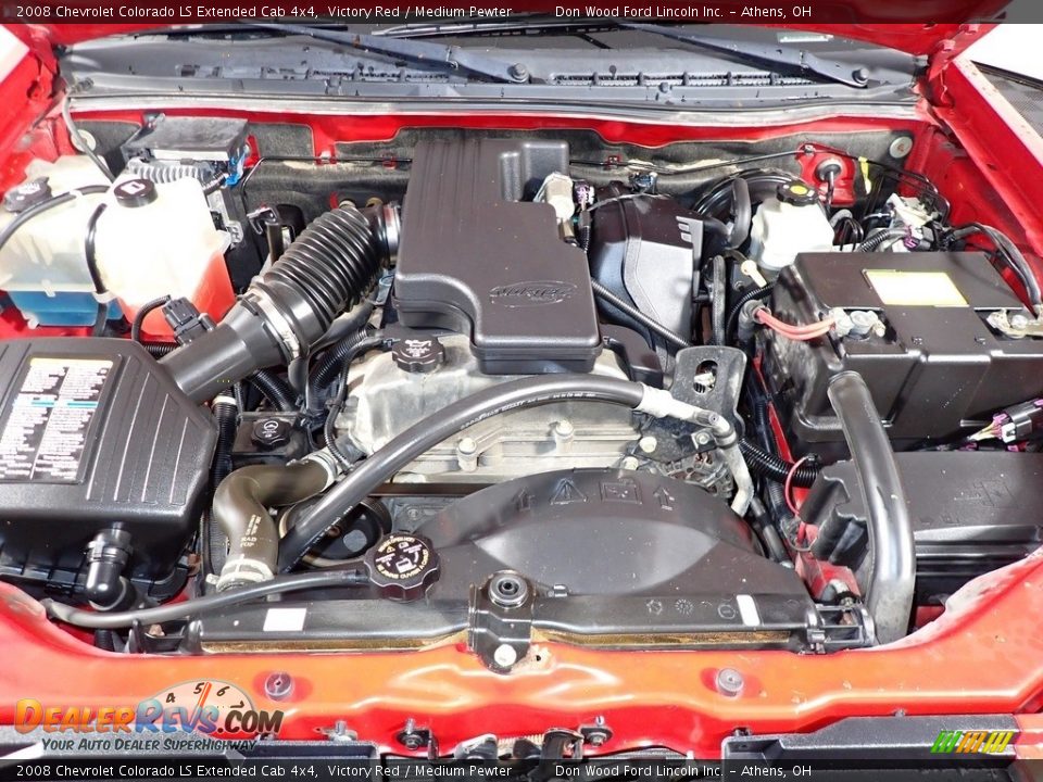 2008 Chevrolet Colorado LS Extended Cab 4x4 2.9 Liter DOHC 16-Valve VVT Vortec 4 Cylinder Engine Photo #6