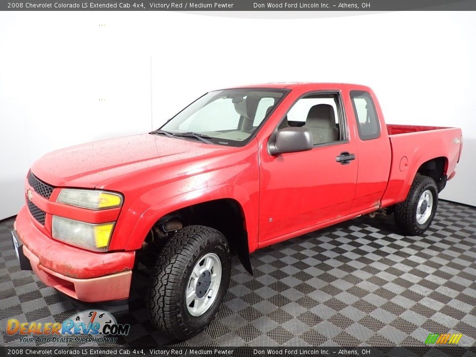 Victory Red 2008 Chevrolet Colorado LS Extended Cab 4x4 Photo #7