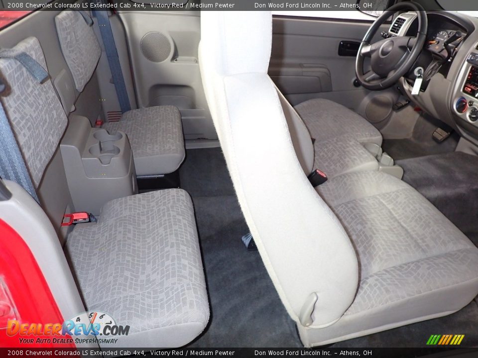 Rear Seat of 2008 Chevrolet Colorado LS Extended Cab 4x4 Photo #22