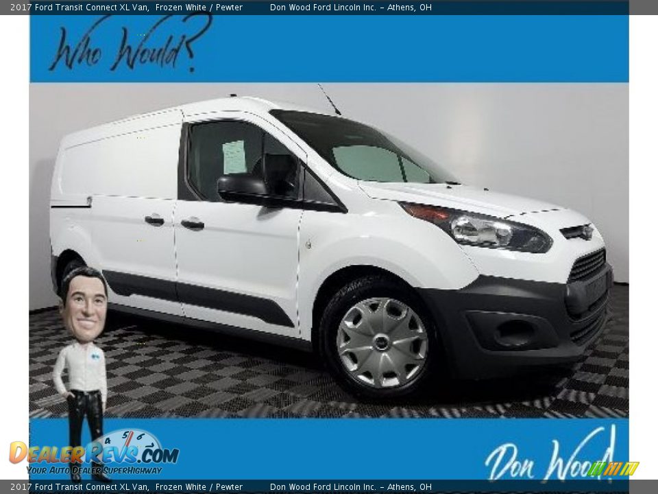 2017 Ford Transit Connect XL Van Frozen White / Pewter Photo #1