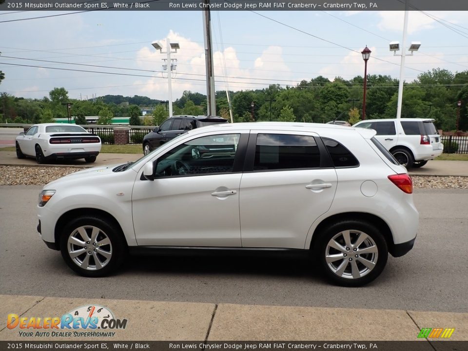 White 2015 Mitsubishi Outlander Sport ES Photo #6