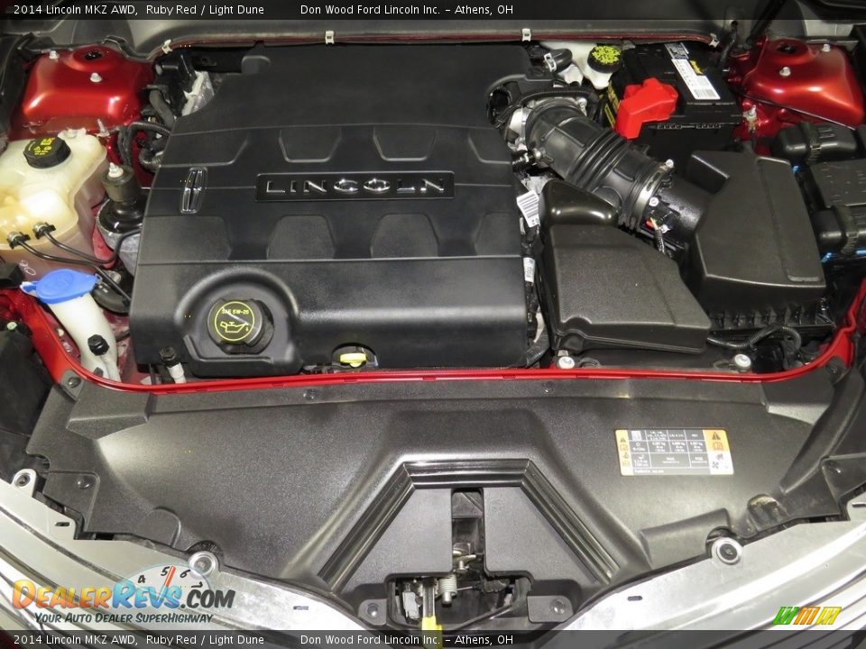 2014 Lincoln MKZ AWD 3.7 Liter DOHC 24-Valve Ti-VCT V6 Engine Photo #6