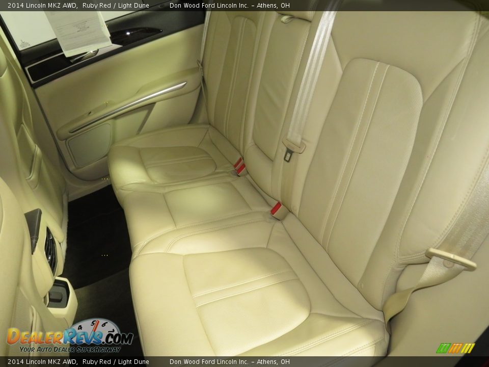 Rear Seat of 2014 Lincoln MKZ AWD Photo #22