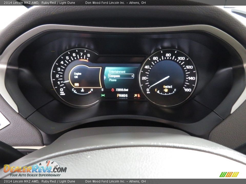 2014 Lincoln MKZ AWD Gauges Photo #28