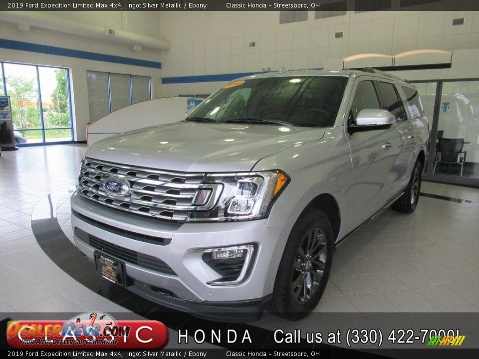 2019 Ford Expedition Limited Max 4x4 Ingot Silver Metallic / Ebony Photo #1