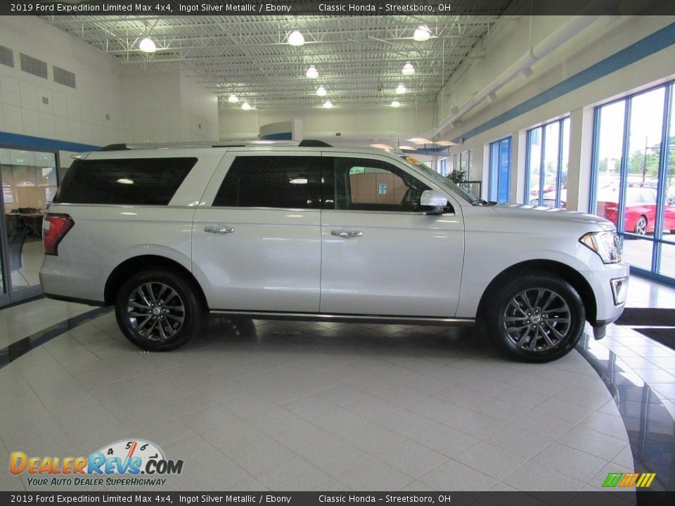 2019 Ford Expedition Limited Max 4x4 Ingot Silver Metallic / Ebony Photo #4