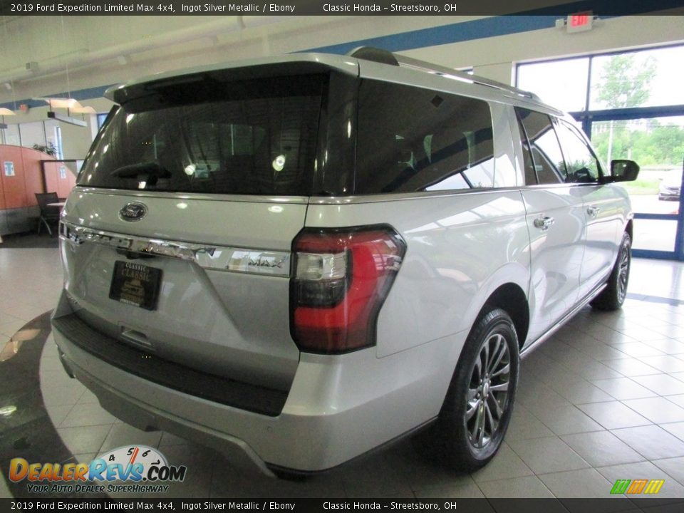 2019 Ford Expedition Limited Max 4x4 Ingot Silver Metallic / Ebony Photo #7