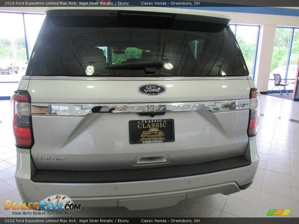 2019 Ford Expedition Limited Max 4x4 Ingot Silver Metallic / Ebony Photo #8