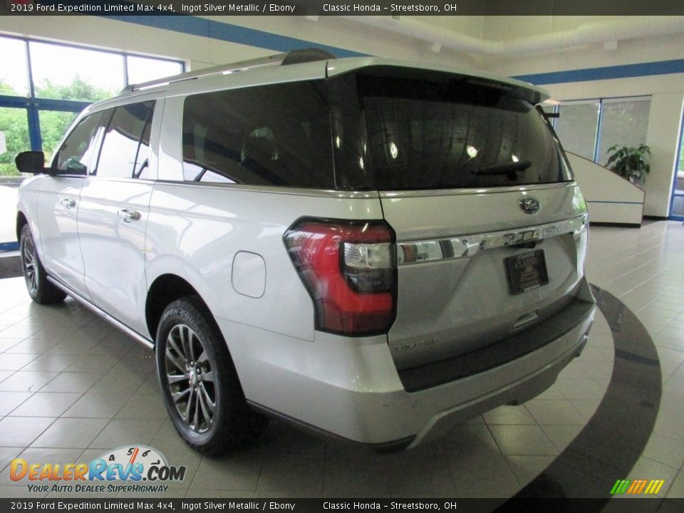 2019 Ford Expedition Limited Max 4x4 Ingot Silver Metallic / Ebony Photo #9