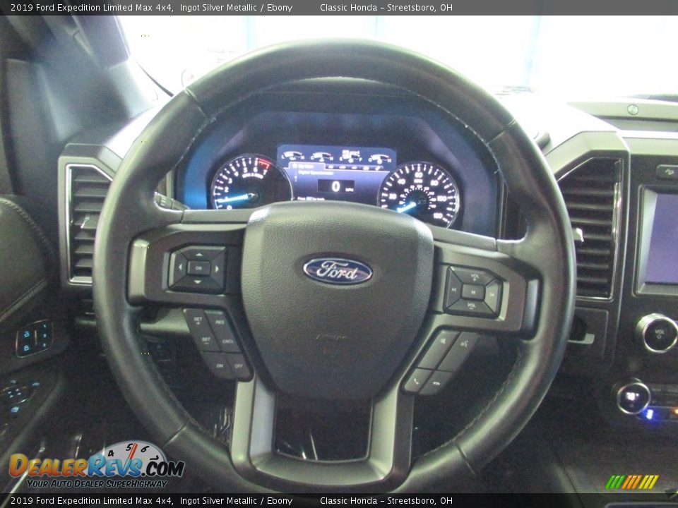 2019 Ford Expedition Limited Max 4x4 Ingot Silver Metallic / Ebony Photo #34