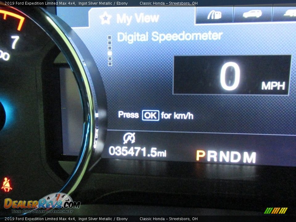 2019 Ford Expedition Limited Max 4x4 Ingot Silver Metallic / Ebony Photo #36