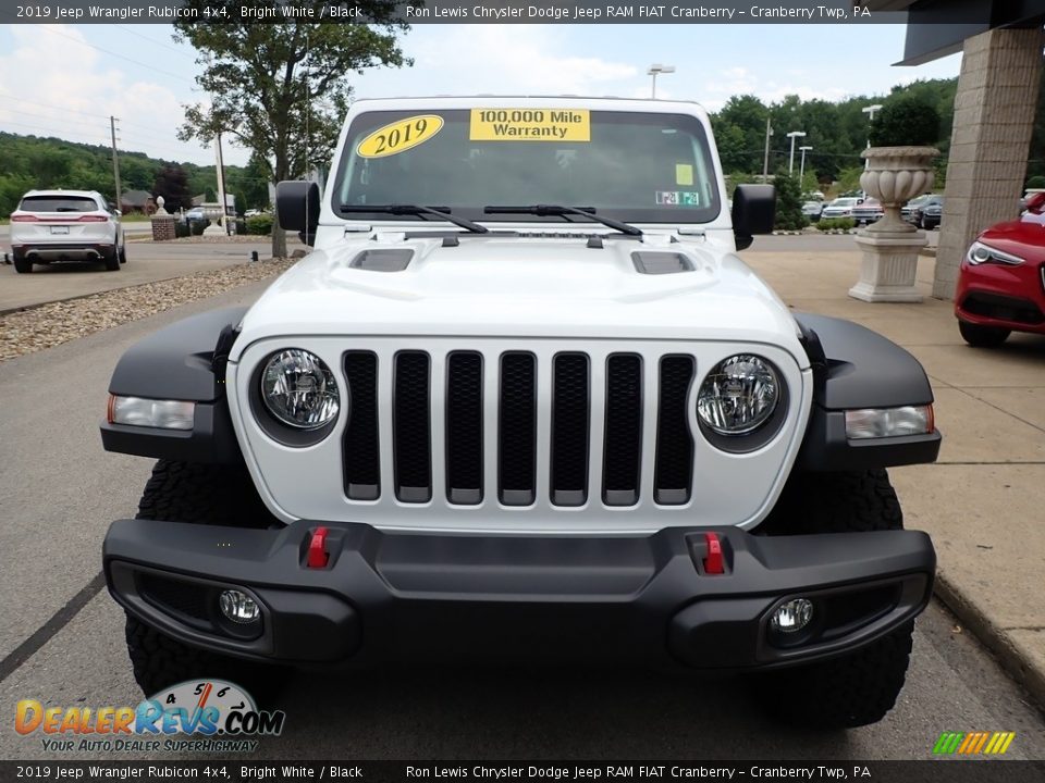 2019 Jeep Wrangler Rubicon 4x4 Bright White / Black Photo #8